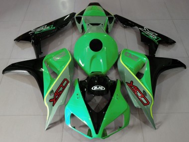 2006-2007 Gloss Green and Black CBR Style Honda CBR1000RR Fairings Canada