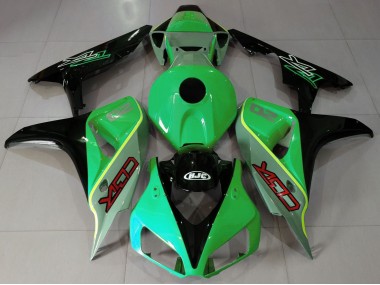 2006-2007 Gloss Green and Black CBR Style Honda CBR1000RR Fairings Canada