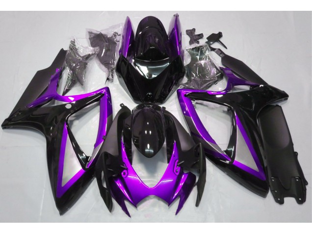 2006-2007 Gloss Purple and Black Suzuki GSXR 600-750 Fairings Canada