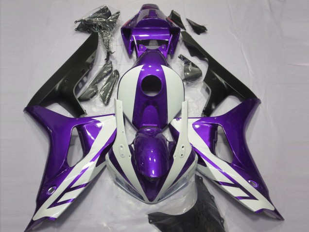 2006-2007 Gloss White and Purple Honda CBR1000RR Fairings Canada 2006-2007 Gloss White and Purple Honda CBR1000RR Fairings Canada