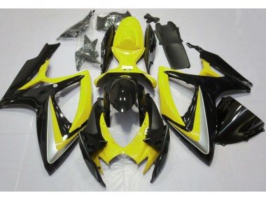 2006-2007 Gloss Yellow Debadged Suzuki GSXR 600-750 Fairings Canada