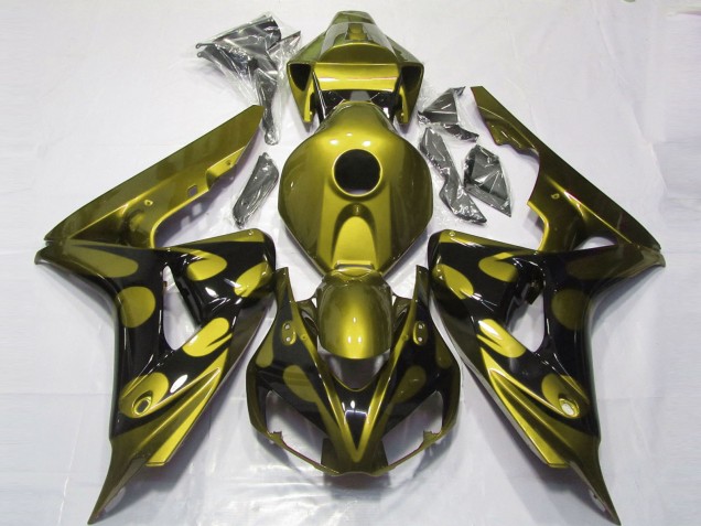 2006-2007 Gloss Yellow and Black Honda CBR1000RR Fairings Canada 2006-2007 Gloss Yellow and Black Honda CBR1000RR Fairings Canada