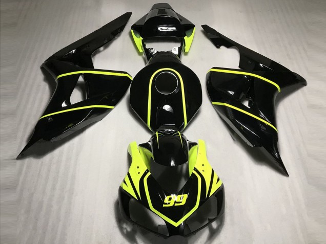 2006-2007 High Viz and Black CBR Honda CBR1000RR Fairings Canada 2006-2007 High Viz and Black CBR Honda CBR1000RR Fairings Canada