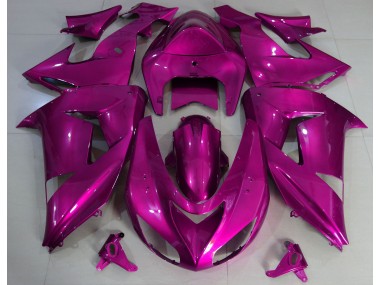 2006-2007 Hot Pink Plain Kawasaki ZX10R Fairings Canada