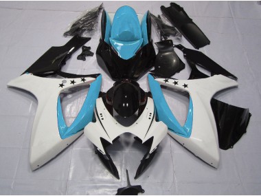 2006-2007 Light Blue Star Suzuki GSXR 600-750 Fairings Canada