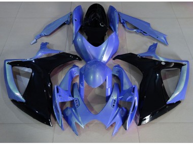 2006-2007 Light Blue and Black Suzuki GSXR 600-750 Fairings Canada