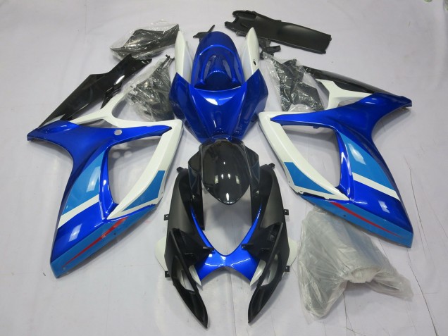 2006-2007 Light and Dark Blue Suzuki GSXR 600-750 Fairings Canada 2006-2007 Light and Dark Blue Suzuki GSXR 600-750 Fairings Canada