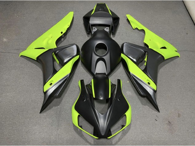2006-2007 Matte Gray Black and Green Honda CBR1000RR Fairings Canada 2006-2007 Matte Gray Black and Green Honda CBR1000RR Fairings Canada