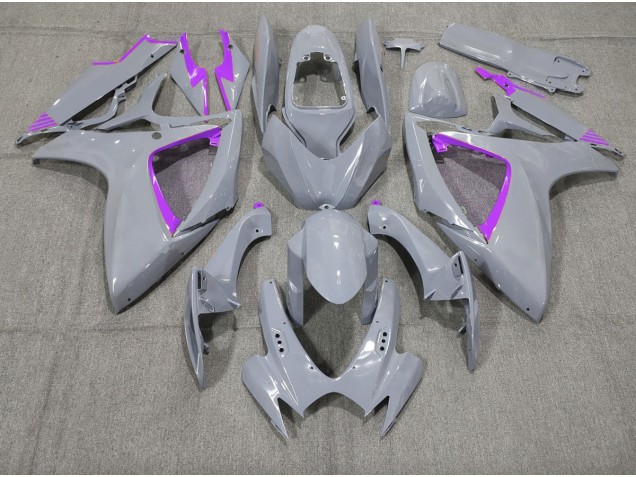 2006-2007 Nardo and Purple Trim Suzuki GSXR 600-750 Fairings Canada 2006-2007 Nardo and Purple Trim Suzuki GSXR 600-750 Fairings Canada