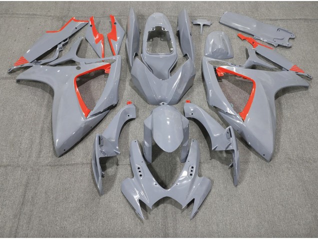 2006-2007 Nardo and Red Trim Suzuki GSXR 600-750 Fairings Canada