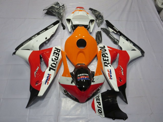 2006-2007 Orange Repsol Honda CBR1000RR Fairings Canada 2006-2007 Orange Repsol Honda CBR1000RR Fairings Canada