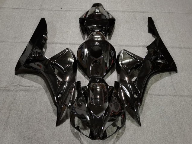2006-2007 Plain Gloss Black Honda CBR1000RR Fairings Canada 2006-2007 Plain Gloss Black Honda CBR1000RR Fairings Canada