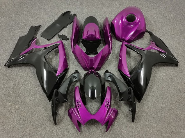 2006-2007 Purple and Black Suzuki GSXR 600-750 Fairings Canada