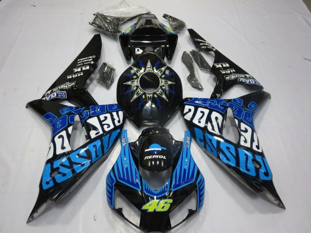 2006-2007 Rossi Blue Gloss Honda CBR1000RR Fairings Canada 2006-2007 Rossi Blue Gloss Honda CBR1000RR Fairings Canada