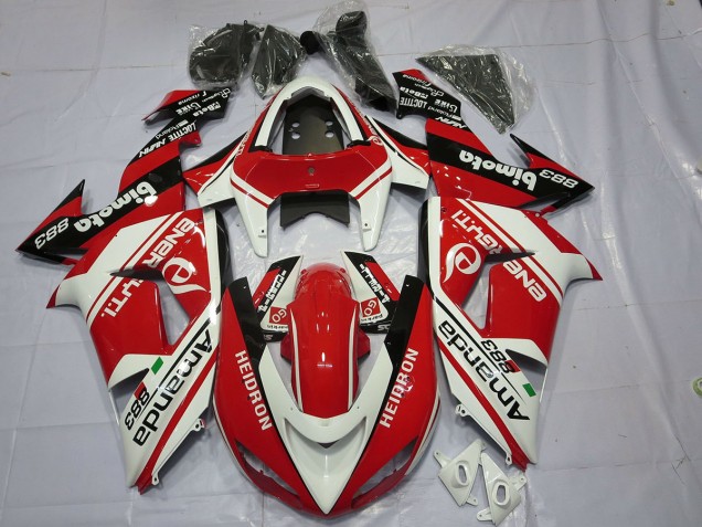 2006-2007 White Red Kawasaki ZX10R Fairings Canada