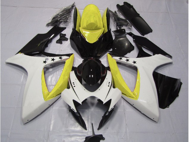 2006-2007 Yellow Star Suzuki GSXR 600-750 Fairings Canada 2006-2007 Yellow Star Suzuki GSXR 600-750 Fairings Canada