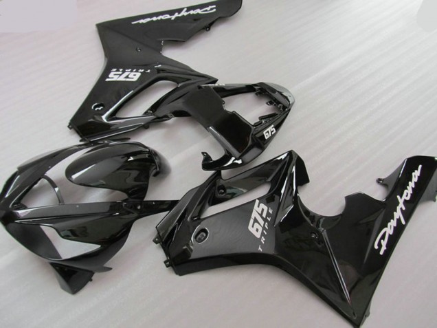 2006-2008 Black Triple Triumph Daytona 675 Fairings Canada