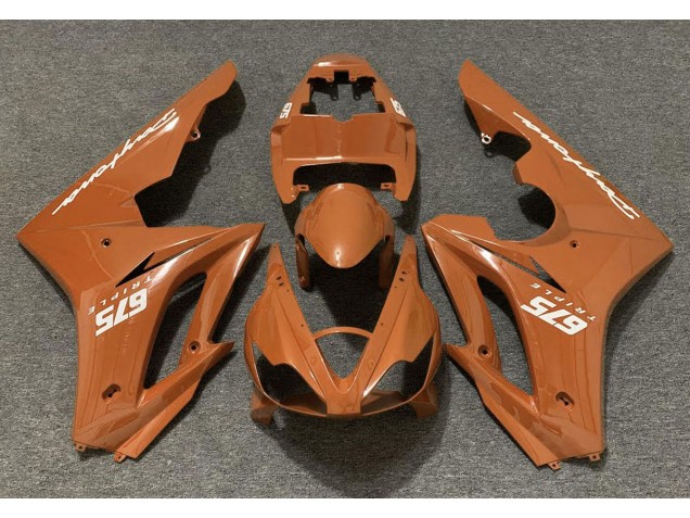 2006-2008 Gloss Orange Triumph Daytona 675 Fairings Canada