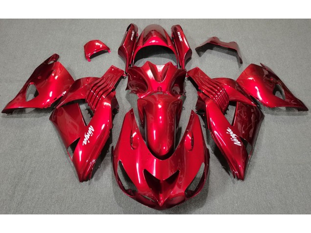 2006-2011 Red Gloss Kawasaki ZX14R Fairings Canada
