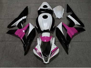 2007-2008 Black White and Pink Honda CBR600RR Fairings Canada