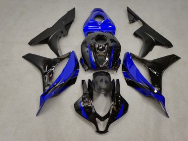 2007-2008 Blue and Black Honda CBR600RR Fairings Canada