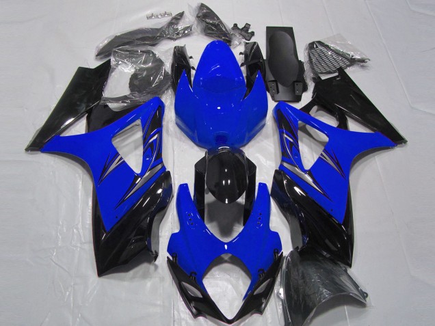 2007-2008 Blue and Black Suzuki GSXR 1000 Fairings Canada