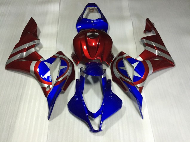 2007-2008 Captain America Honda CBR600RR Fairings Canada 2007-2008 Captain America Honda CBR600RR Fairings Canada