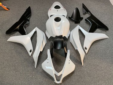 2007-2008 Clean White and Black Honda CBR600RR Fairings Canada