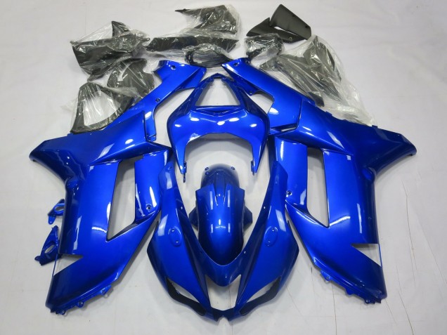 2007-2008 Complete Blue Kawasaki ZX6R Fairings Canada 2007-2008 Complete Blue Kawasaki ZX6R Fairings Canada