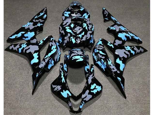 2007-2008 Custom Camo Blue Honda CBR600RR Fairings Canada