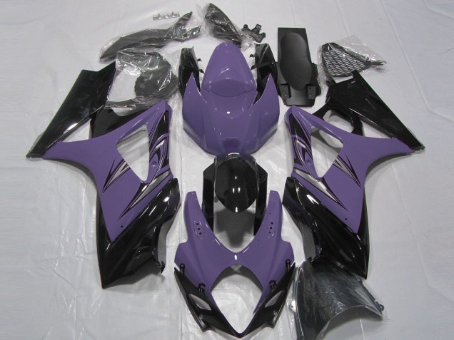 2007-2008 Dark Purple and Black Suzuki GSXR 1000 Fairings Canada