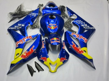 2007-2008 Deep Blue Red Bull Honda CBR600RR Fairings Canada