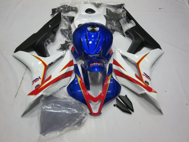 2007-2008 Deep Blue White and Red HRC Honda CBR600RR Fairings Canada 2007-2008 Deep Blue White and Red HRC Honda CBR600RR Fairings Canada