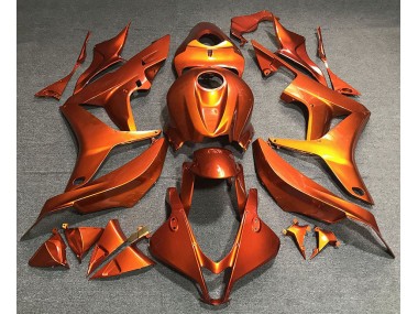 2007-2008 Flat Orange Honda CBR600RR Fairings Canada