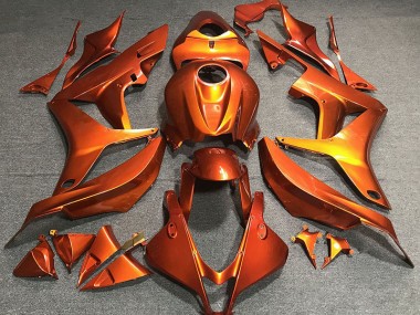 2007-2008 Flat Orange Honda CBR600RR Fairings Canada