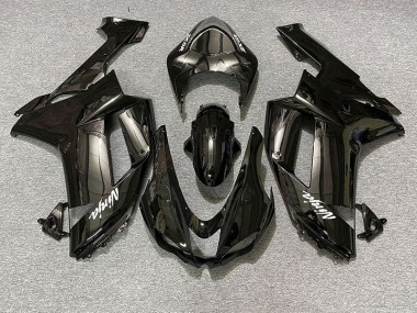 2007-2008 Gloss Black Kawasaki ZX6R Fairings Canada