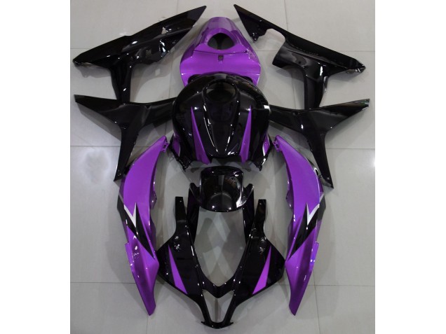 2007-2008 Gloss Black & Purple Honda CBR600RR Fairings Canada 2007-2008 Gloss Black & Purple Honda CBR600RR Fairings Canada