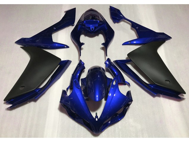 2007-2008 Gloss Blue & Black Yamaha R1 Fairings Canada 2007-2008 Gloss Blue & Black Yamaha R1 Fairings Canada