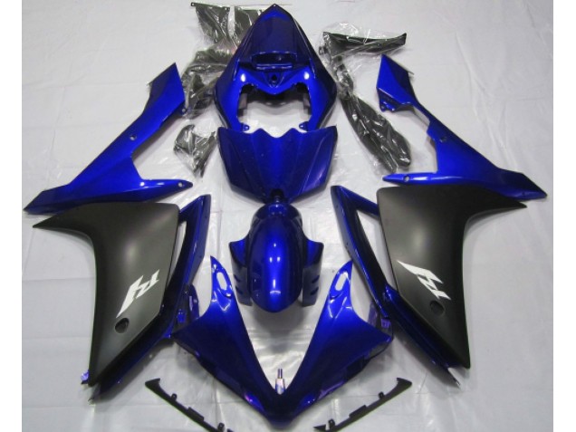 2007-2008 Gloss Blue and Black Yamaha R1 Fairings Canada