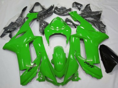 2007-2008 Gloss Green Kawasaki ZX6R Fairings Canada