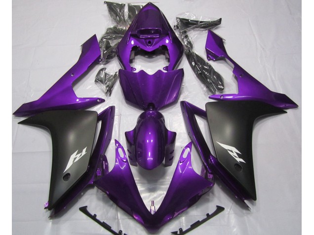 2007-2008 Gloss Purple and Black Yamaha R1 Fairings Canada