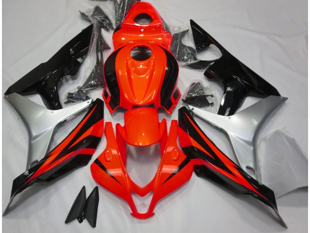 2007-2008 Gloss Red Silver and Black Honda CBR600RR Fairings Canada