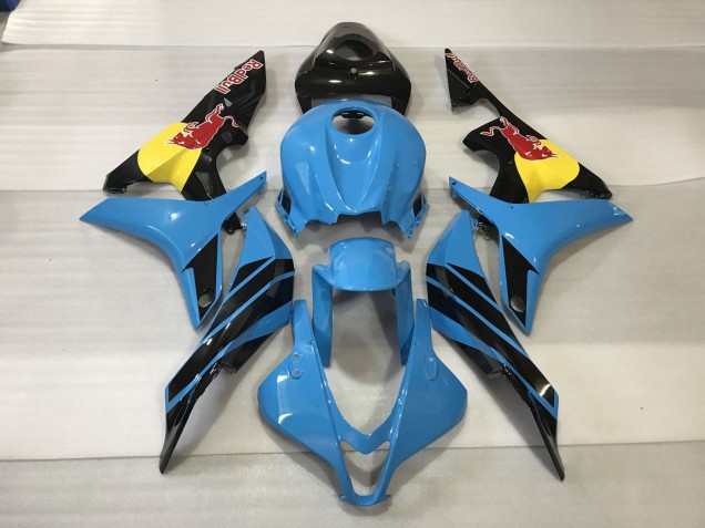 2007-2008 Light Blue Red Bull Honda CBR600RR Fairings Canada 2007-2008 Light Blue Red Bull Honda CBR600RR Fairings Canada