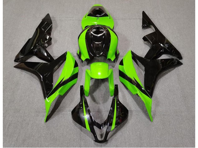 2007-2008 Lime Green and Black Honda CBR600RR Fairings Canada 2007-2008 Lime Green and Black Honda CBR600RR Fairings Canada