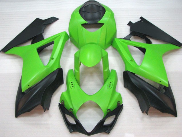 2007-2008 Matte Green Suzuki GSXR 1000 Fairings Canada 2007-2008 Matte Green Suzuki GSXR 1000 Fairings Canada