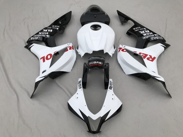 2007-2008 Matte White & Red Repsol Honda CBR600RR Fairings Canada 2007-2008 Matte White & Red Repsol Honda CBR600RR Fairings Canada