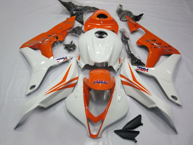 2007-2008 Orange and White HRC- CBR600RR 07-08 Honda CBR600RR Fairings Canada 2007-2008 Orange and White HRC- CBR600RR 07-08 Honda CBR600RR Fairings Canada