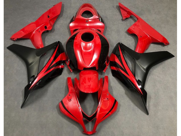 2007-2008 Pearl Red & Black Honda CBR600RR Fairings Canada 2007-2008 Pearl Red & Black Honda CBR600RR Fairings Canada