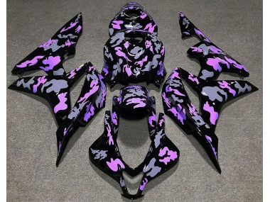 2007-2008 Purple and Gray Camouflage Honda CBR600RR Fairings Canada