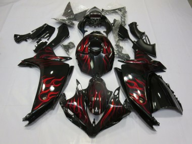 2007-2008 Red Flame Yamaha R1 Fairings Canada